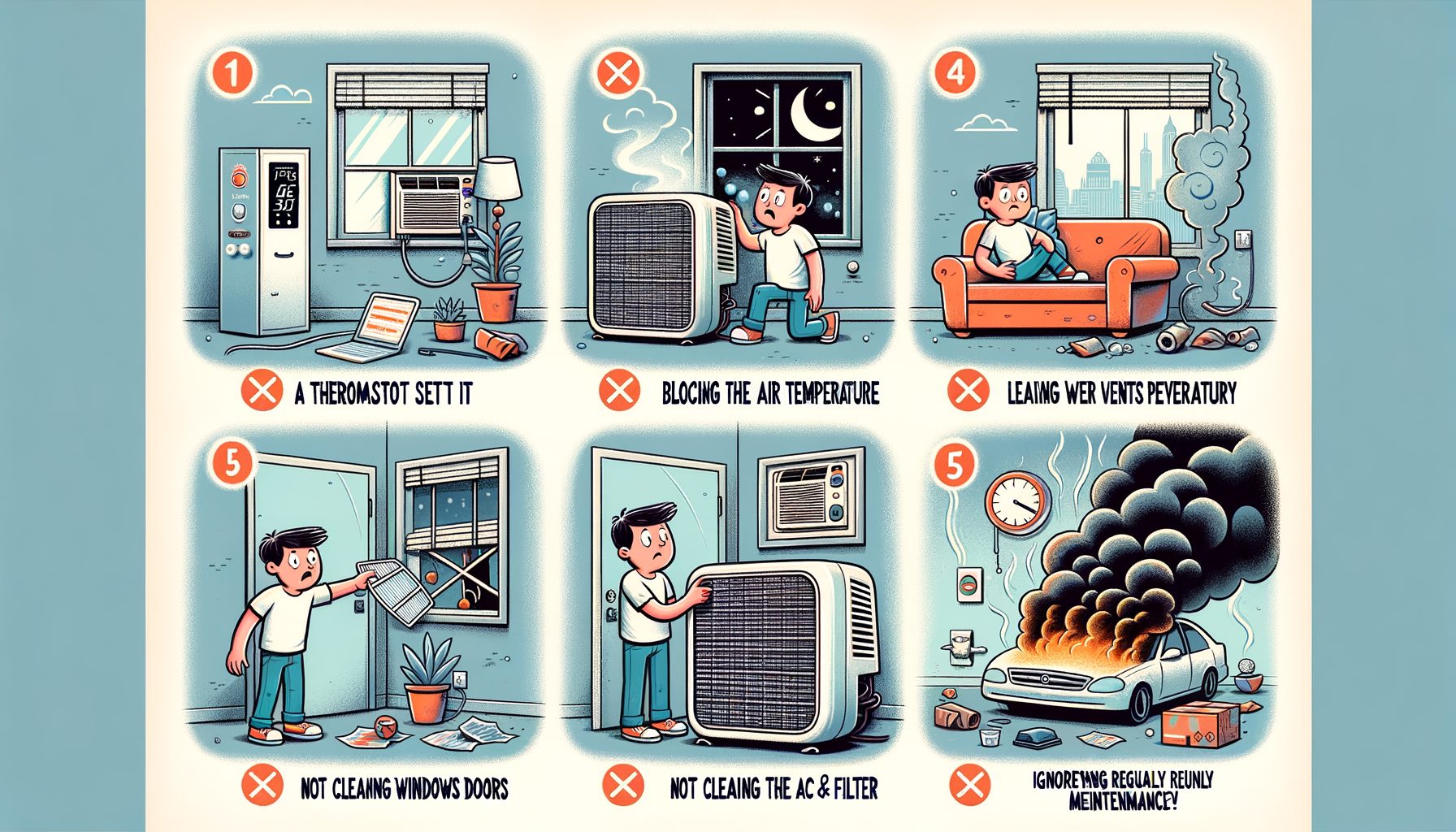 Air Conditioner Mistakes to Avoid: Save Energy and Stay Cool