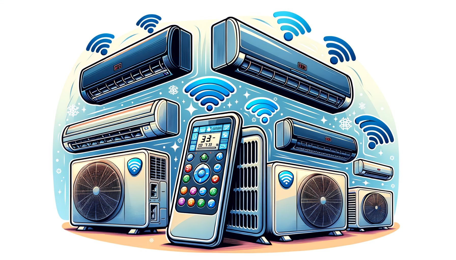 Top Smart Air Conditioners with Wi-Fi: Remote Control Picks